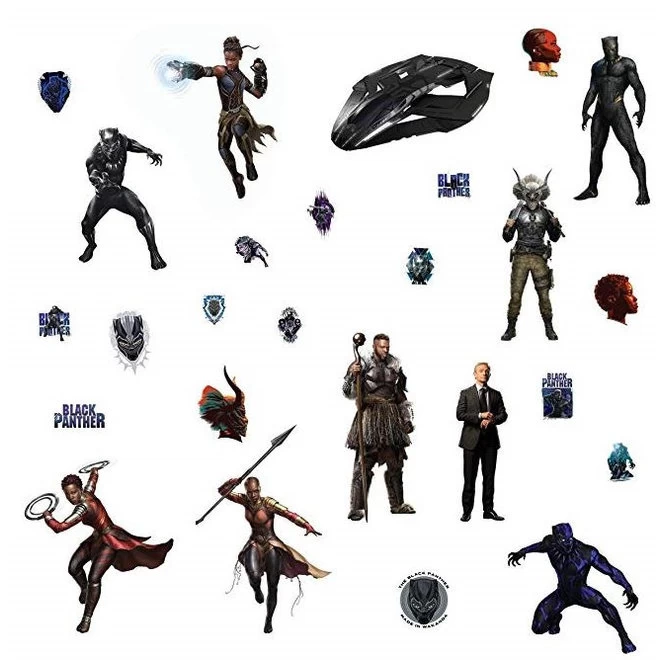 Avengers Avengers Muurstickers Black Panther - Roommates 4 Avengers Avengers Muurstickers Black Panther - Roommates - Afbeelding 2