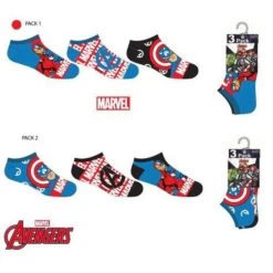 Avengers Avengers Sneakersokken - 3 Paar