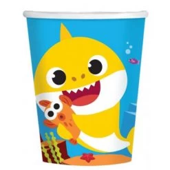 Baby Shark Baby Shark Feestbekertjes - 8 Stuks