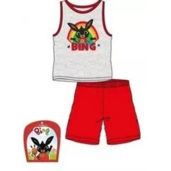 Bing Konijn Bing Konijn Shortama / Zomerset - Grijs/Rood