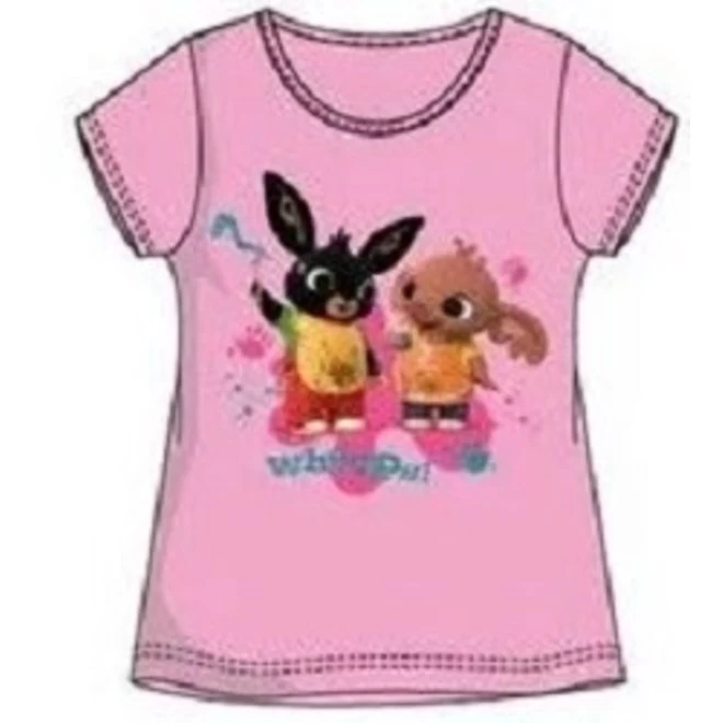 Bing Konijn Bing Konijn T-shirt Roze - Bing En Sula 3 Bing Konijn Bing Konijn T-shirt Roze - Bing En Sula