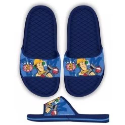 Brandweerman Sam Brandweerman Sam Badslippers - Donker Blauw