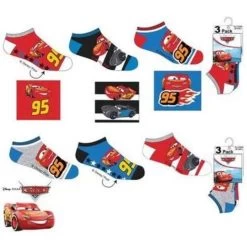 Cars Disney Cars Sneakersokken - 3 Paar