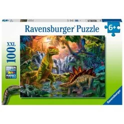 Dinosaurus Dinosaurus Puzzel Oase - 100 Stukjes - Ravensburger