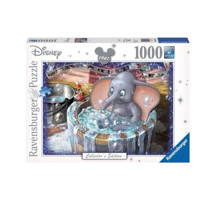 Dombo Dombo / Dumbo Puzzel - 1000 Stukjes - Ravensburger 3 Dombo Dombo / Dumbo Puzzel - 1000 Stukjes - Ravensburger