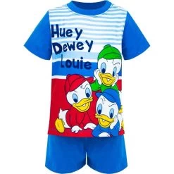 Donald Duck Donald Duck Shortama Kwik, Kwek, Kwak - Licht Blauw