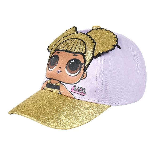 LOL Surprise LOL Surprise 3D Baseball Cap - Lila/Goud 4 LOL Surprise LOL Surprise 3D Baseball Cap - Lila/Goud - Afbeelding 2