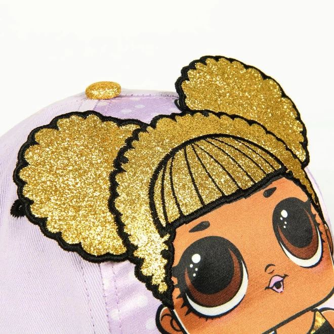 LOL Surprise LOL Surprise 3D Baseball Cap - Lila/Goud 6 LOL Surprise LOL Surprise 3D Baseball Cap - Lila/Goud - Afbeelding 4