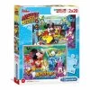 Mickey Mouse Mickey Mouse 2 In 1 Puzzel - 2 X 20 Stukjes - Clementoni -Frozen Winkel mickey mouse mickey mouse 2 in 1 puzzel 2 x 20 stu