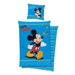 Mickey Mouse Mickey Mouse Dekbedovertrek 140 X 200 Cm - Let's Go