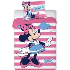 Minnie Mouse Minnie Mouse Baby Dekbedovertrek 100 X 135 Cm - Stripe