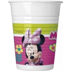 Minnie Mouse Minnie Mouse Feestbekers - 8 Stuks