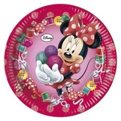 Minnie Mouse Minnie Mouse Feestbordjes - 8 Stuks