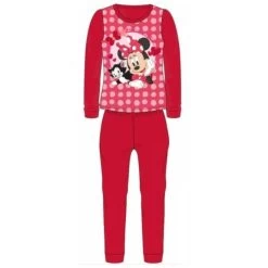 Minnie Mouse Minnie Mouse Fleece Pyjama Rood - Maat 92