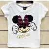 Minnie Mouse Minnie Mouse Paillettten T-Shirt - Wit -Frozen Winkel minnie mouse minnie mouse paillettten t shirt wit