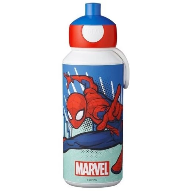Spiderman Spiderman Lunchset: Broodtrommel Met Pop-up Beker - Mepal 4 Spiderman Spiderman Lunchset: Broodtrommel Met Pop-up Beker - Mepal - Afbeelding 2