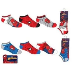 Spiderman Spiderman Sneakersokken - 3 Paar - Maat 23/26