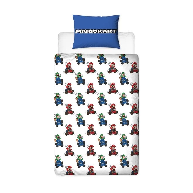 Super Mario Super Mario Dekbedovertrek 140 X 200 Cm - Dubbelzijdig 5 Super Mario Super Mario Dekbedovertrek 140 X 200 Cm - Dubbelzijdig - Afbeelding 3