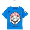 Super Mario Super Mario T-shirt - Aqua -Frozen Winkel super mario super mario t shirt aqua