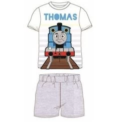 Thomas De Trein Thomas De Trein Shortama - Grijs/Wit
